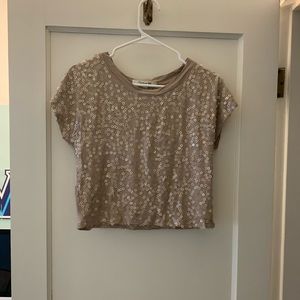 Sequin Forever 21 Crop Top